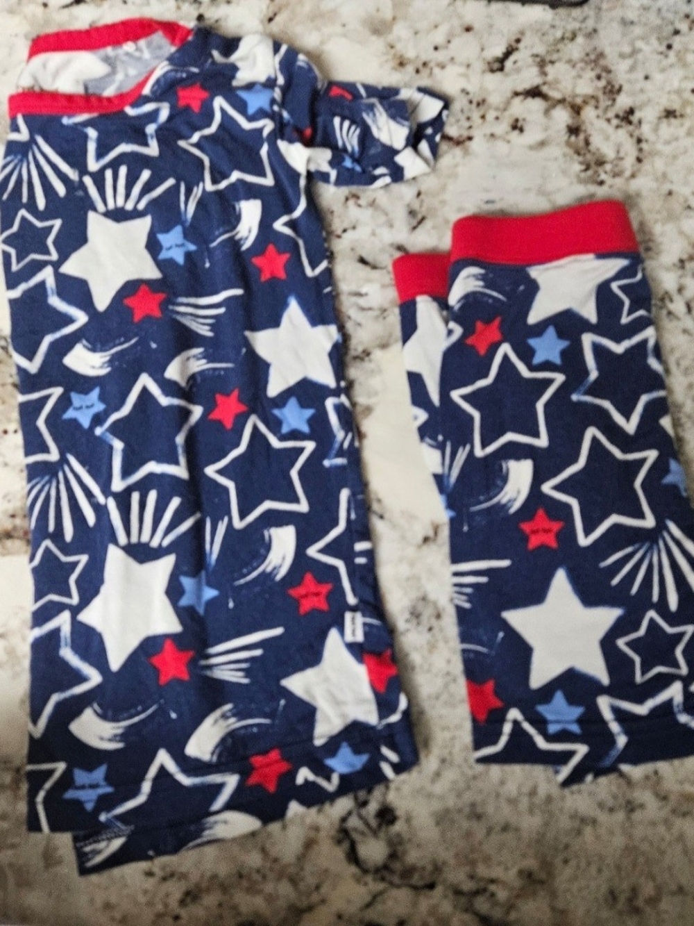 Little Sleepies Kids Navy Star-Print Pajama Set